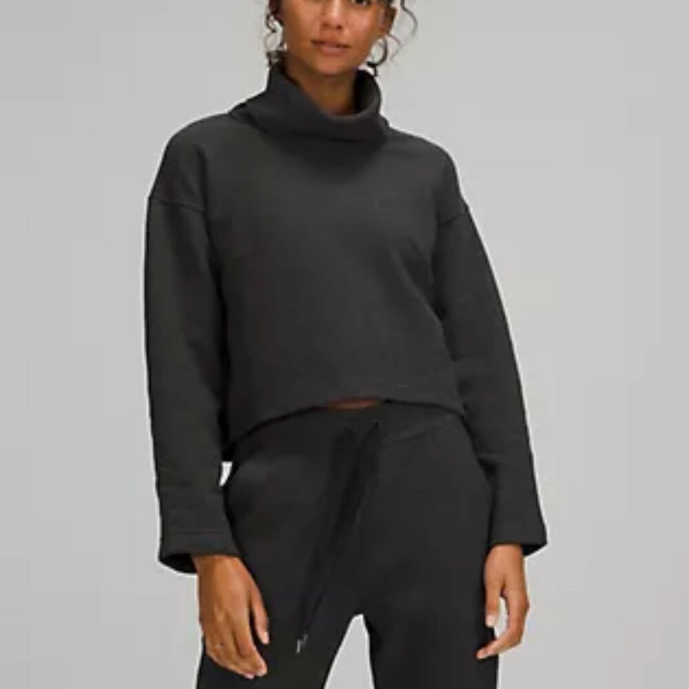 Lululemon Ribbed Funnel Neck Pullover